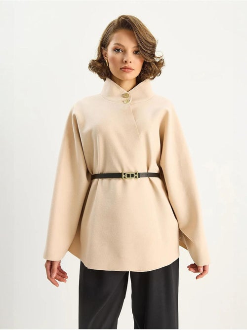 Manteau long texturé avec fermeture à boutons lucci - Kiabi Manteau long texturé avec fermeture à boutons lucci - Kiabi