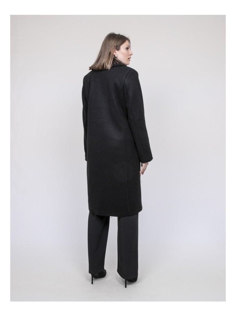 Manteau long UMBRIEL Noir - Kiabi