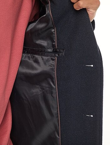 Manteau long uni