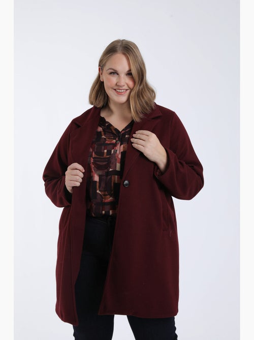Manteau long uni PAPRIKA - Kiabi