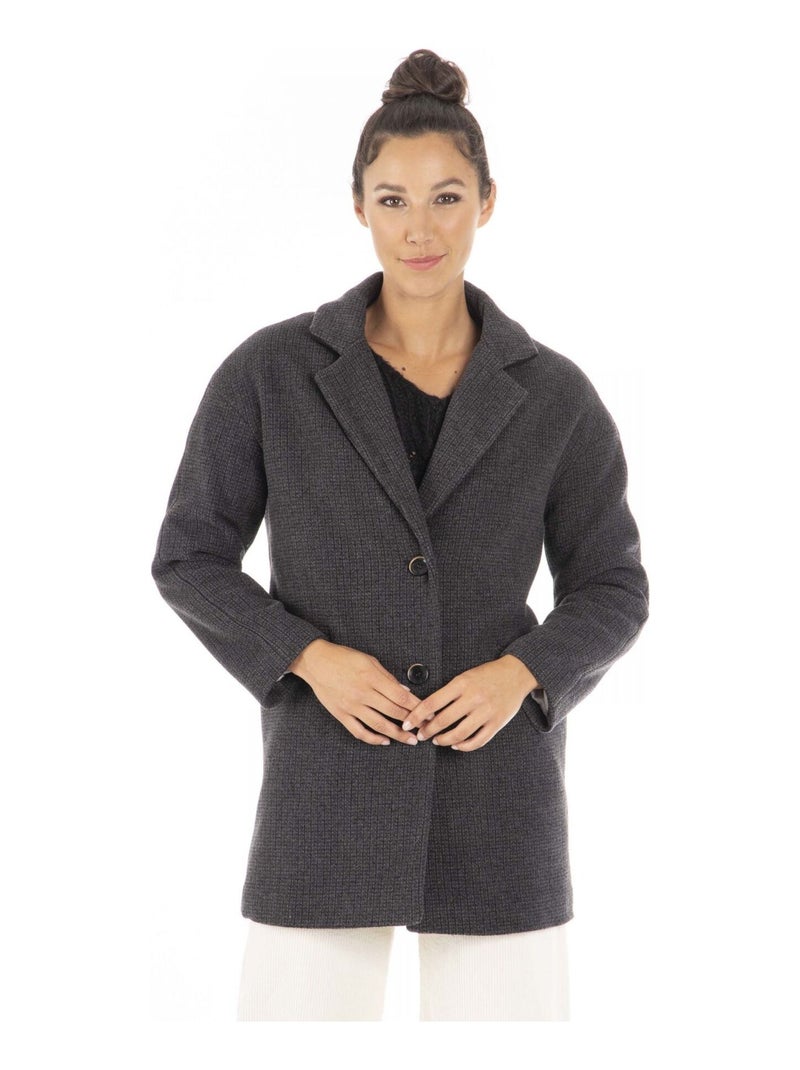 Manteau MAEL Gris Manteau Gris - Kiabi