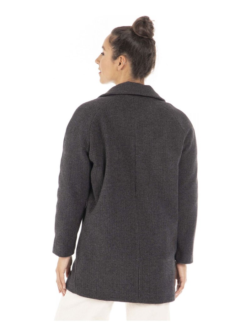 Manteau MAEL Gris Manteau Gris - Kiabi