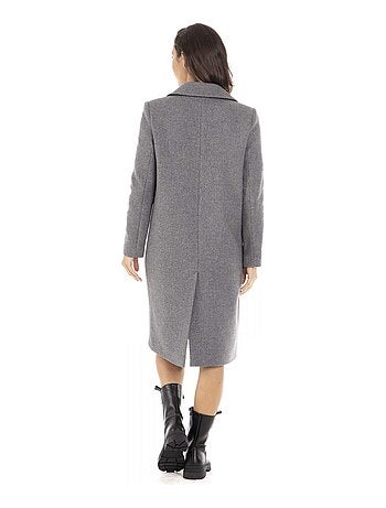 Manteau MARA Marine Manteau chale