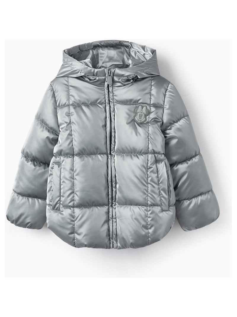 Manteau matelassé argenté Disney pour fille MINNIE Gris - Kiabi