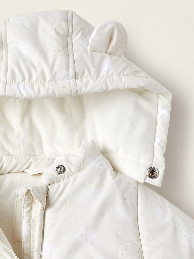 Veste Matelassée Enfant Fille En Duvet à Capuche Légère