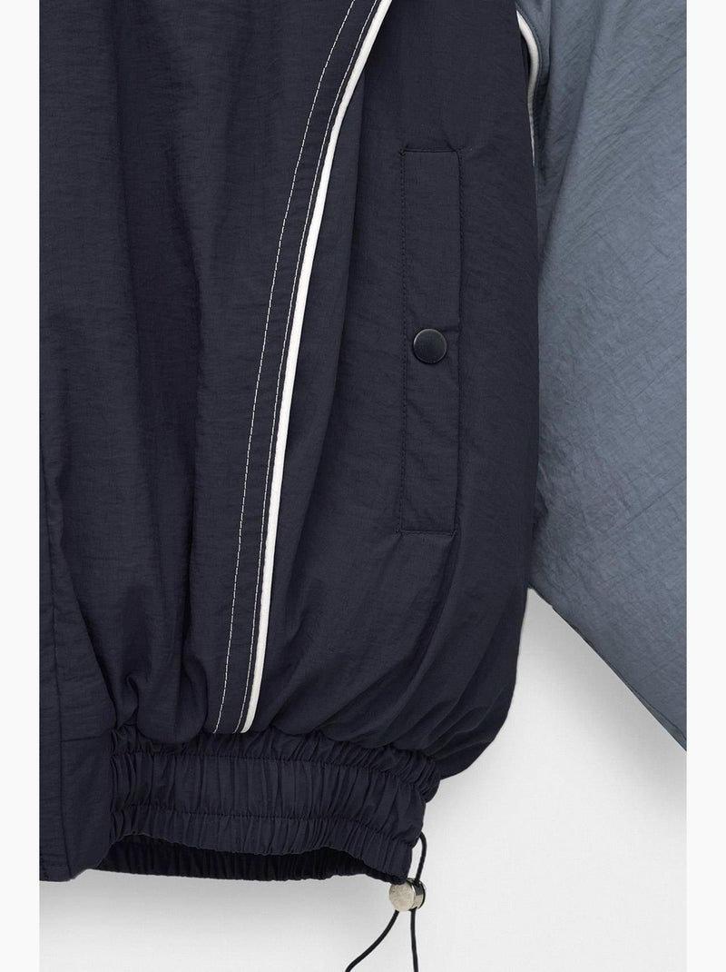 Manteau matelassé homme giesto Bleu Gris Blanc - Kiabi