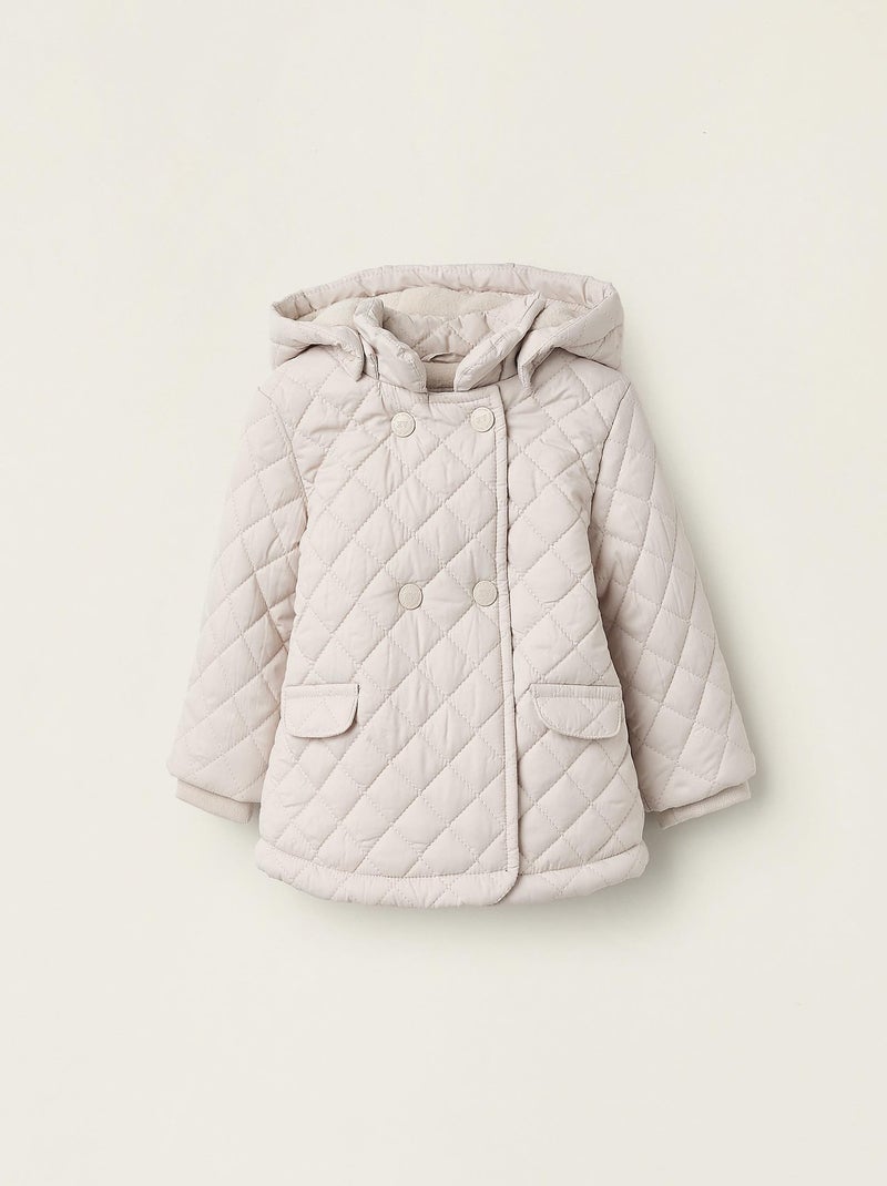 Manteau matelassé pour nouveau-né FRENCH CONNECTION Beige clair - Kiabi