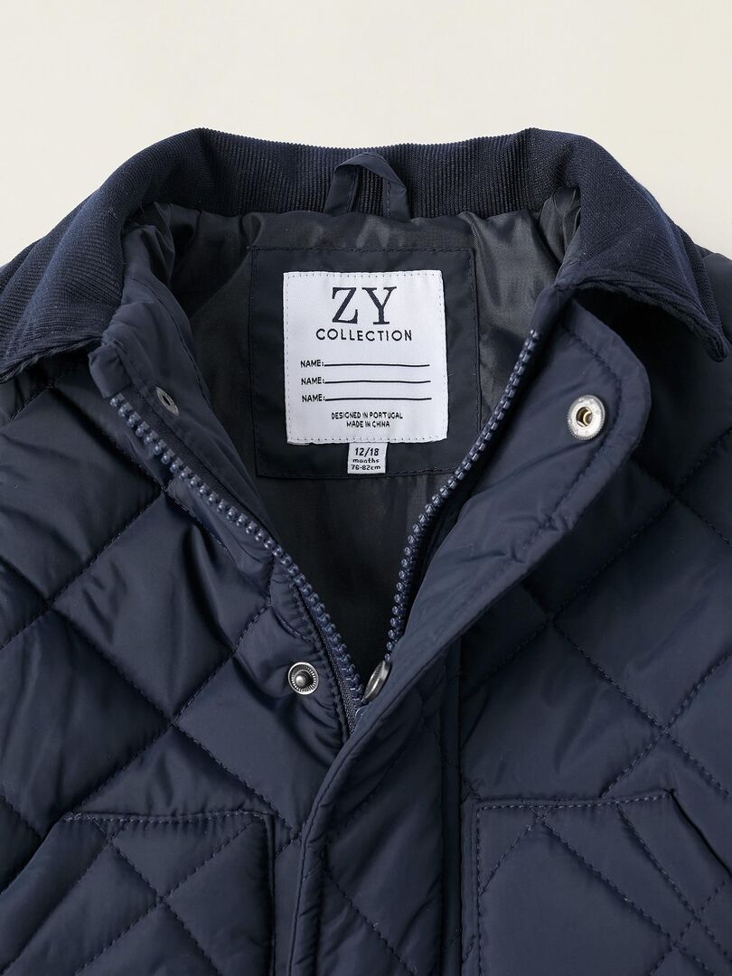 Manteau matelass?� pour nouveau-n?� FRENCH CONNECTION - Bleu fonc?� - Kiabi - 37.99�?�