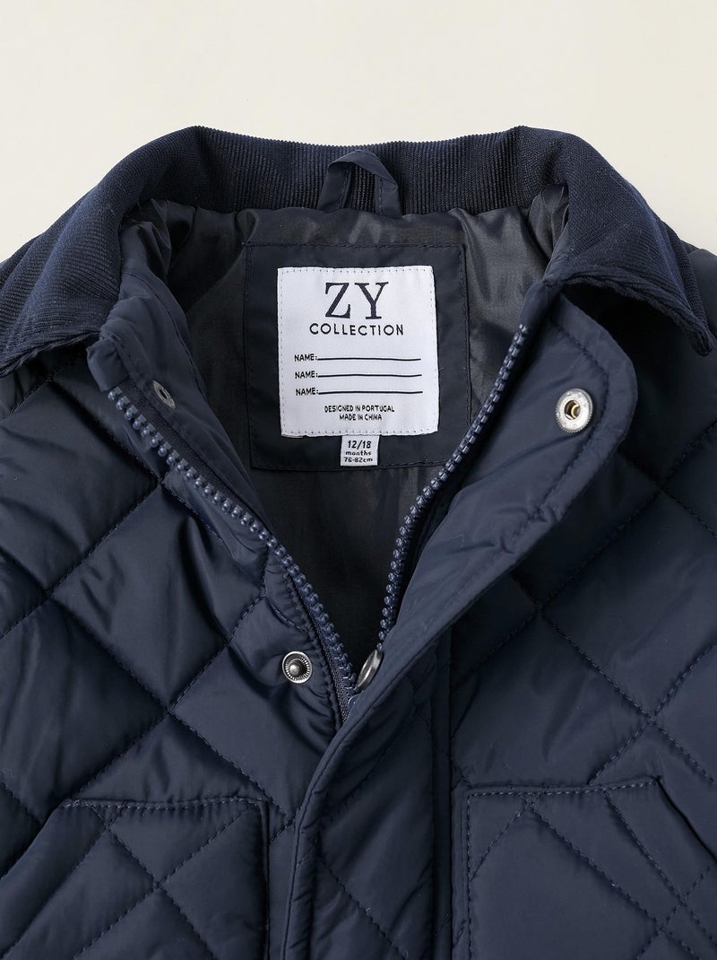 Manteau matelassé pour nouveau-né FRENCH CONNECTION Bleu foncé - Kiabi