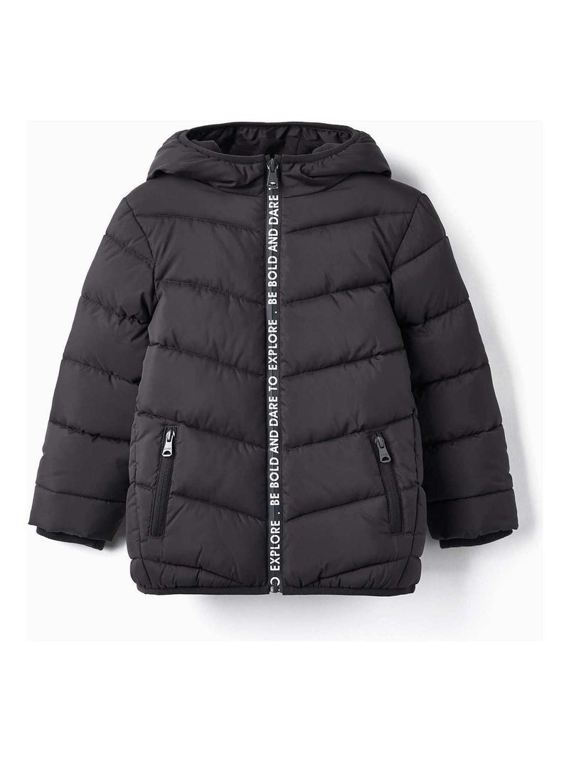 Manteau Matelassé Puffer pour Garçon 'Dare to Explore'   NORTHERN CALLING Gris foncé - Kiabi