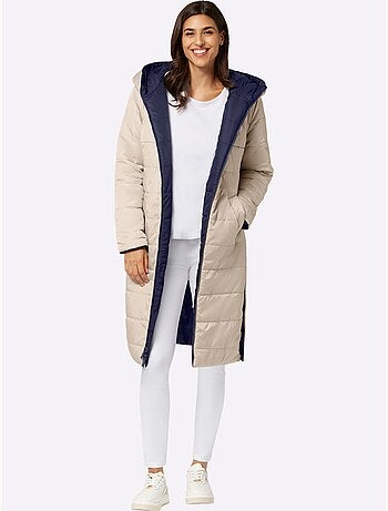 Manteau Matelassé Réversible - Taille Standard - Moda Vilona