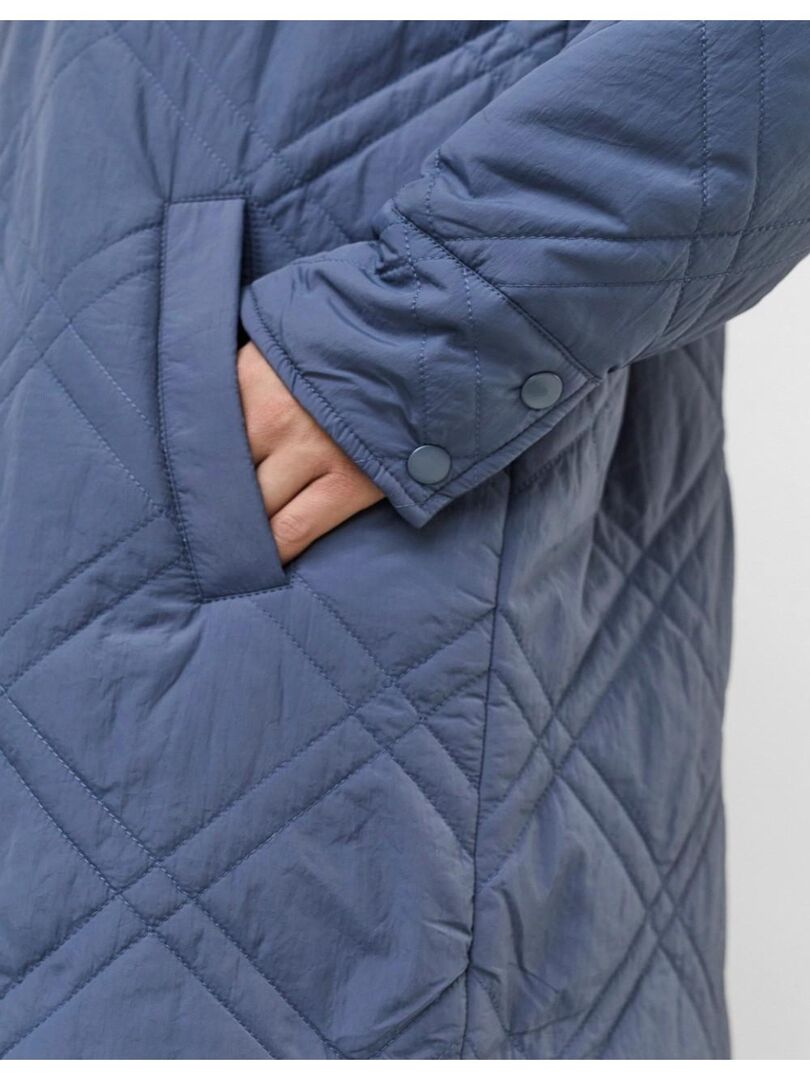 Essentials – Manteau Matelassé Oversize Femme Grande Taille – Chaud, Résistant à L’Eau – Longueur Genou