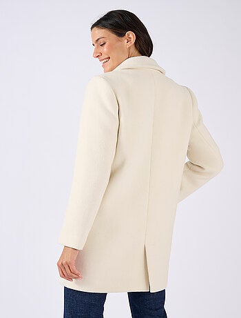 Manteau mélange laine Thermolactyl - Damart
