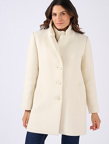 Manteau mélange laine Thermolactyl - Damart