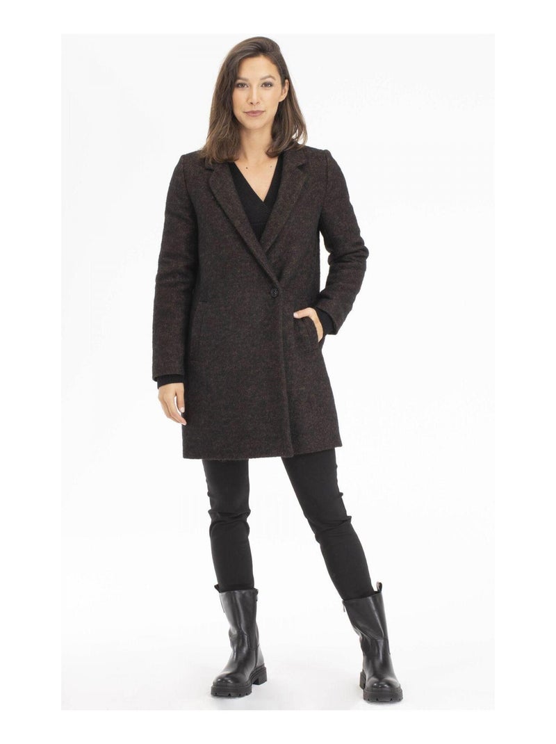 Manteau  MELISSA - Gérard Pasquier Marron - Kiabi