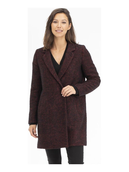 Manteau MELISSA Bordeaux Manteau - Kiabi