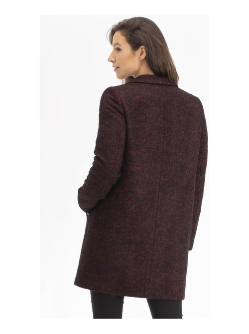 Manteau MELISSA Bordeaux Manteau - Kiabi