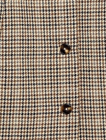 Manteau mi-long avec col en fourrure amovible