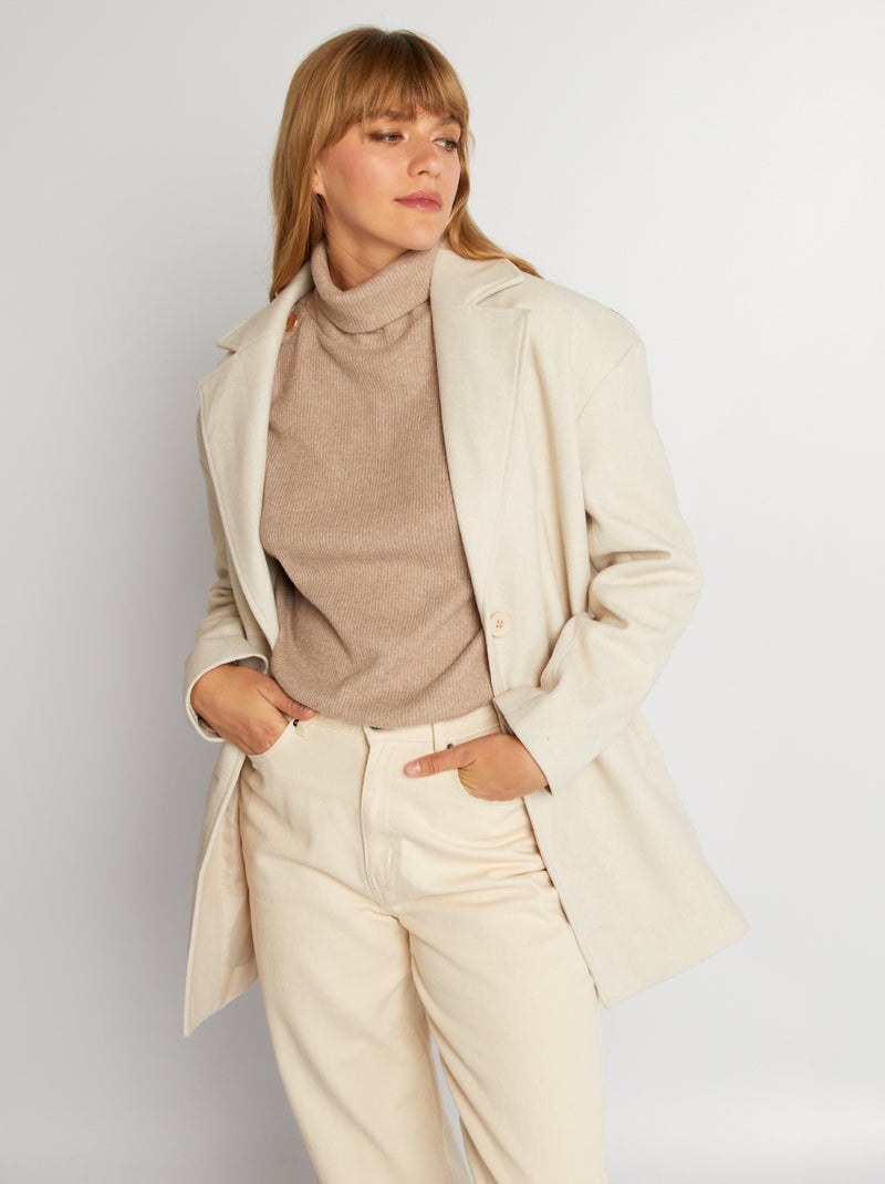 Manteau Mi-long H&M Bomber - Neuf Avec étiquettes, Taille 16, Rose, Modal
