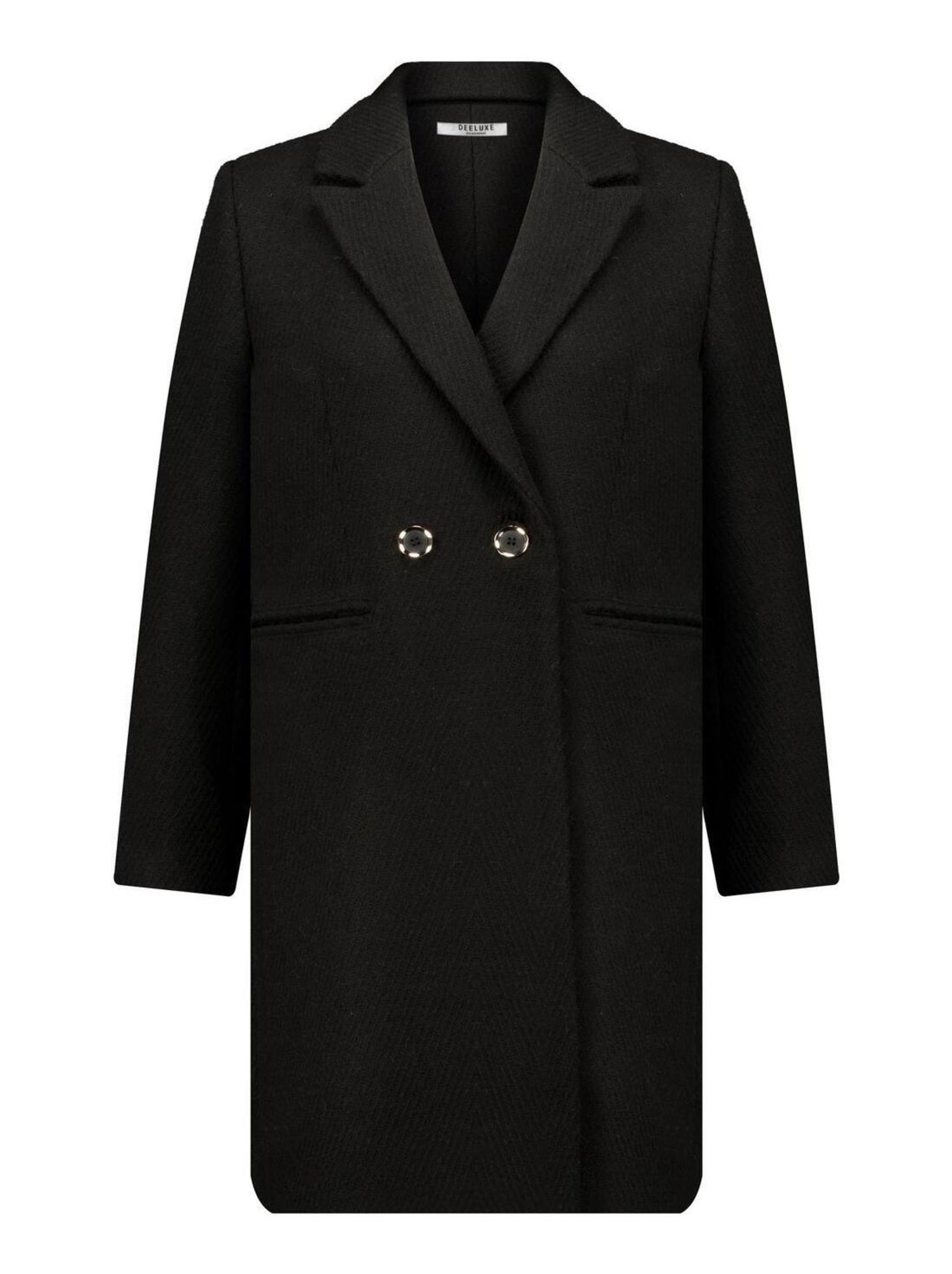 Manteau Mi-long Femme En Laine - Col à Revers élégant - Coupe Décontractée Pour Bureau Et Vacances - Café, Gris, Rose - 6