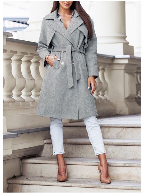 Manteau Mi Long Kebello - Kiabi
