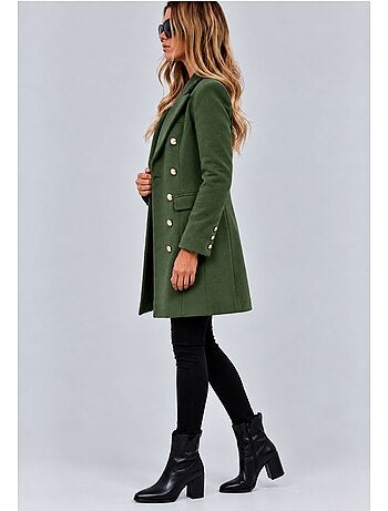 Manteau mi long kebello