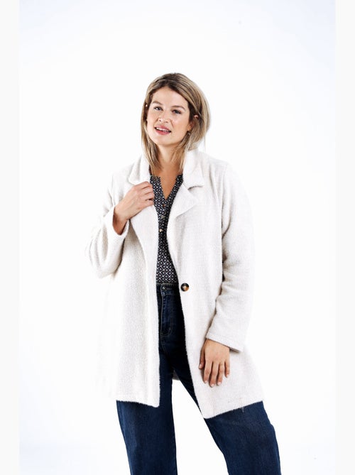 Manteau mi-long uni PAPRIKA - Kiabi