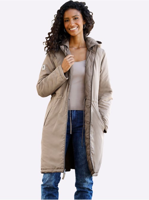 Manteau modèle réversible - taille standard - helline - Kiabi Manteau modèle réversible - taille standard - helline - Kiabi