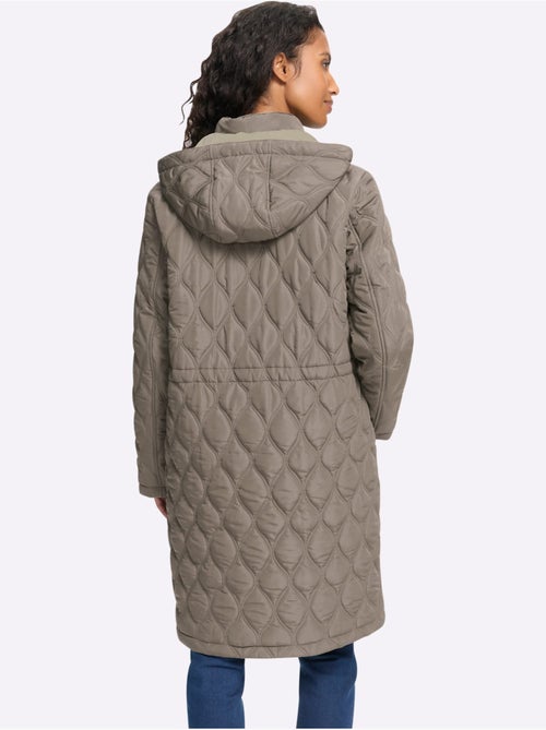Manteau modèle réversible - taille standard - helline - Kiabi Manteau modèle réversible - taille standard - helline - Kiabi