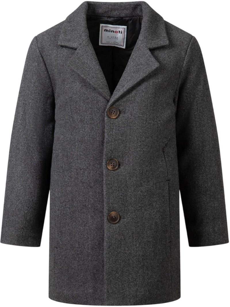 Manteau motif/style à revers - minoti Gris - Kiabi