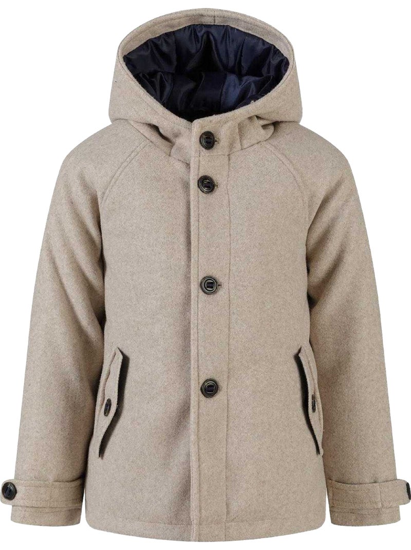 Manteau motif/style uni - minoti Beige - Kiabi