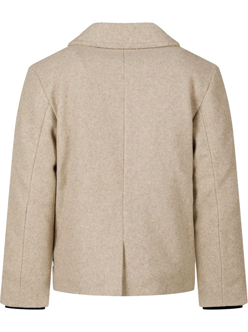 Manteau motif/style uni - minoti Gris clair - Kiabi