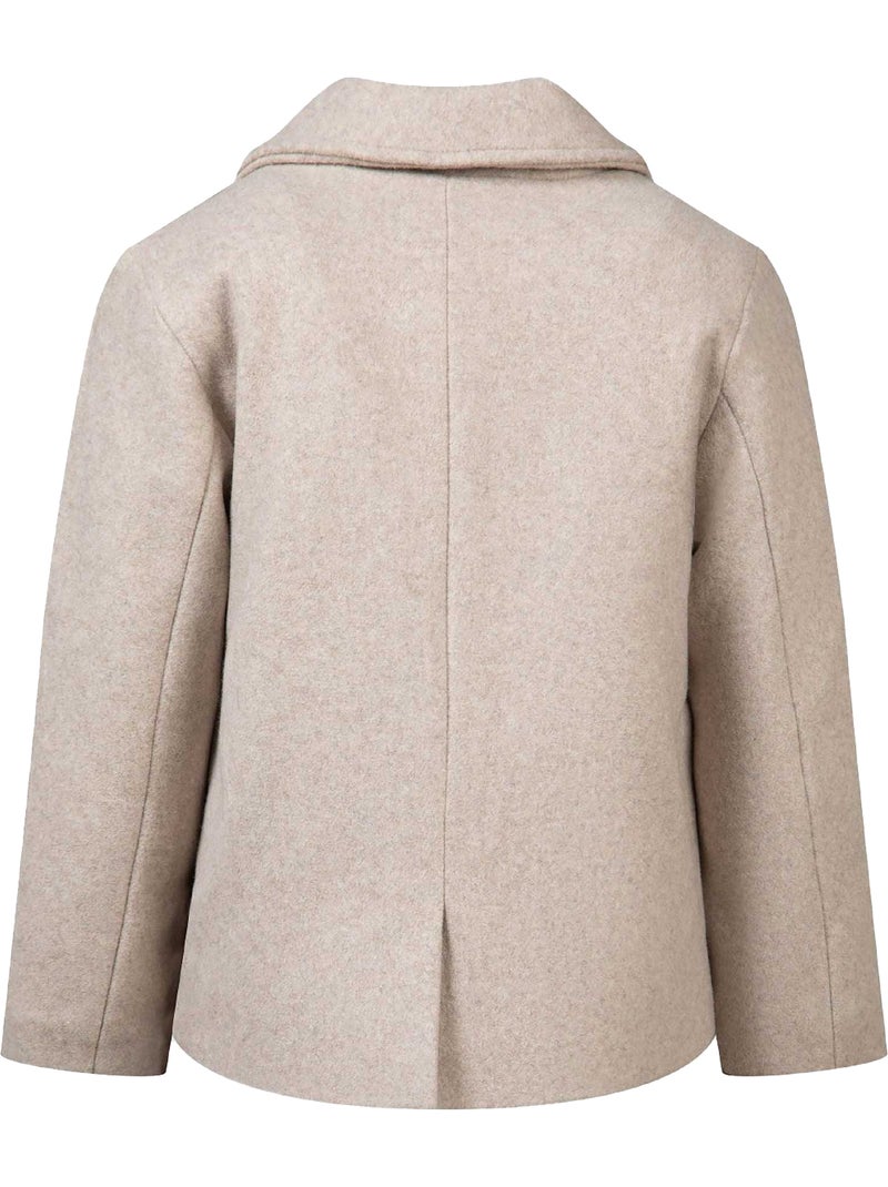 Manteau motif/style uni - minoti Gris - Kiabi