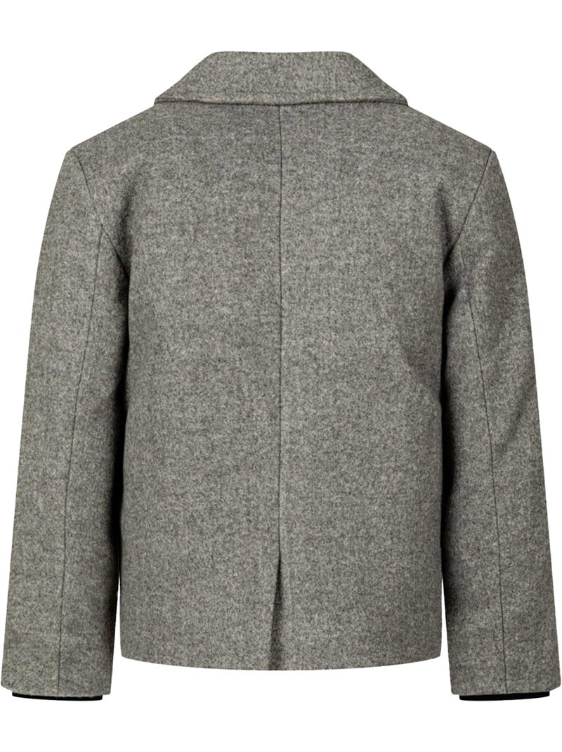 Manteau motif/style uni - minoti Gris - Kiabi