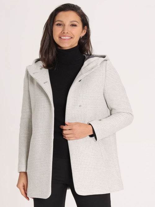 Manteau Mya Grey | Gerard Pasquier Avec Col Boutonné | Gerard Pasquier - Kiabi
