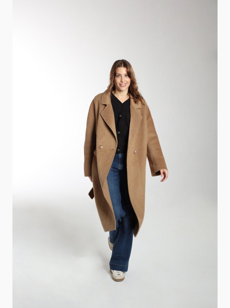 Manteau Noelle  | Gerard Pasquier Camel - Kiabi