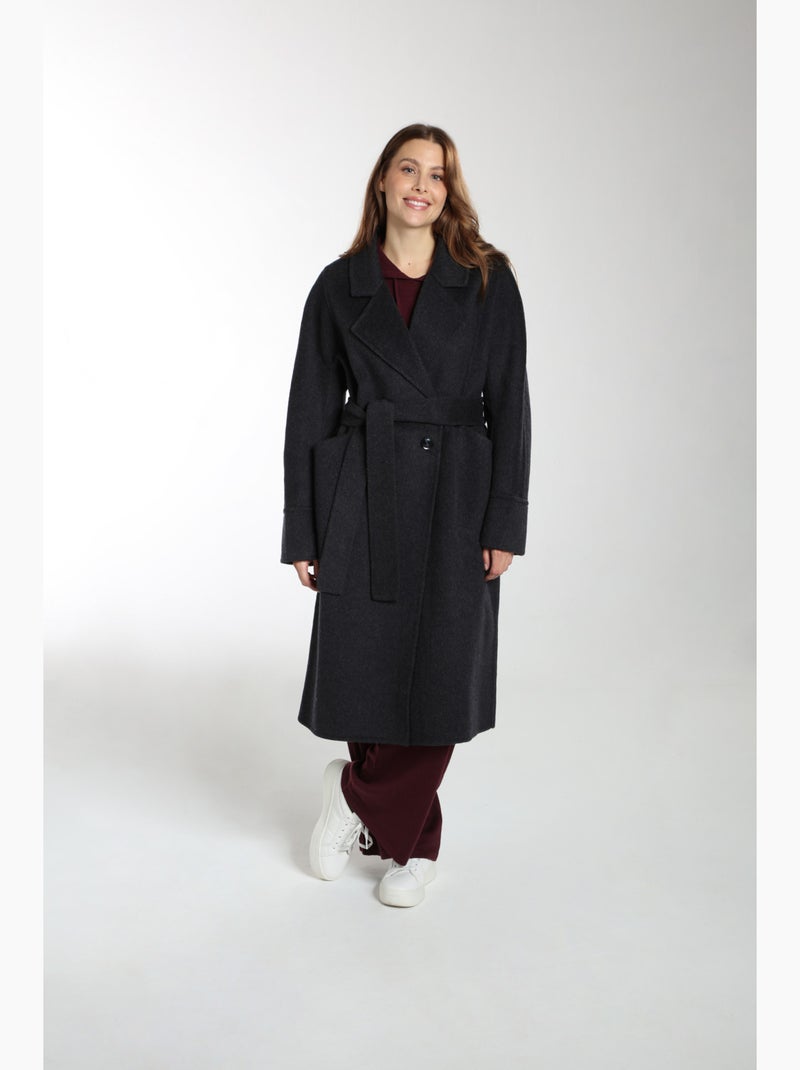 Manteau Noelle  | Gerard Pasquier gris anthracite - Kiabi