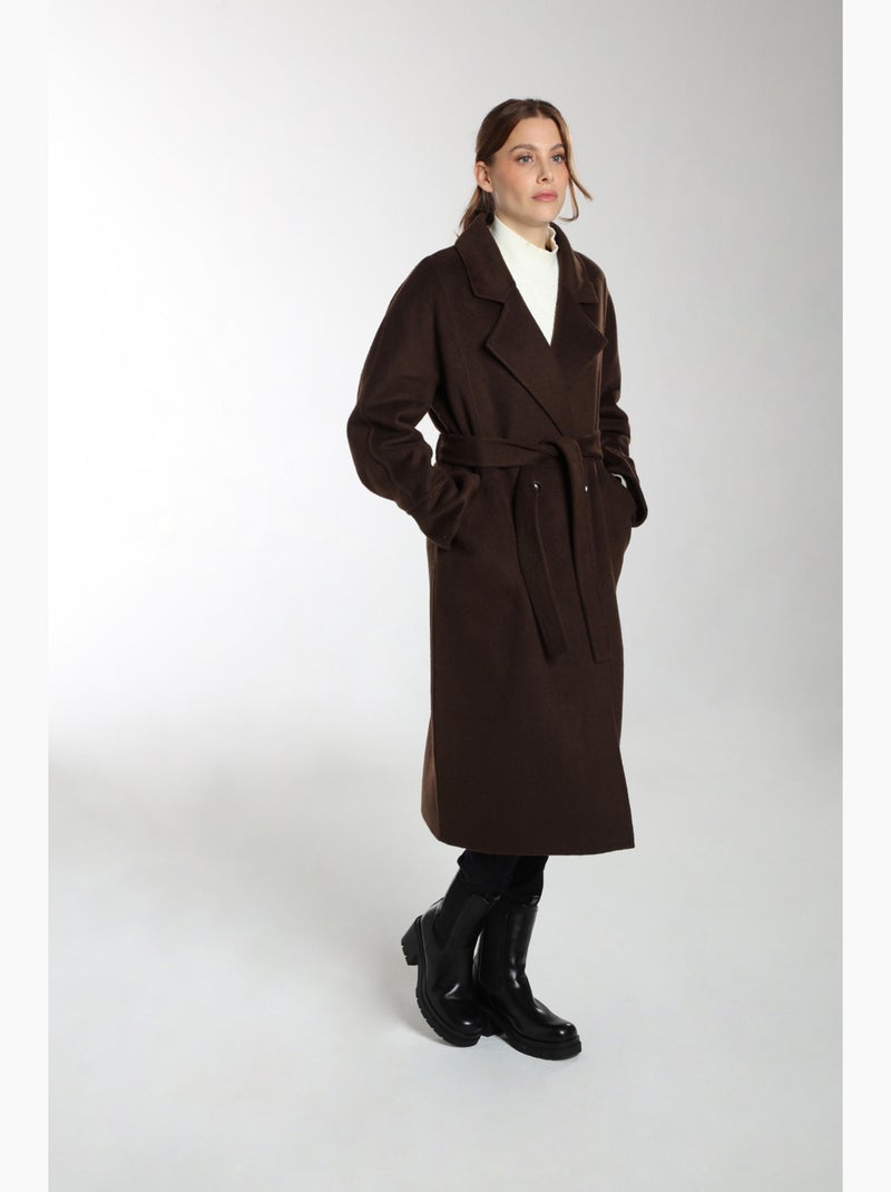 Manteau Noelle  | Gerard Pasquier Marron - Kiabi
