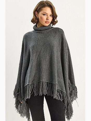 Manteau oversize croisé texturé lucci