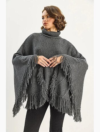 Manteau oversize croisé texturé lucci