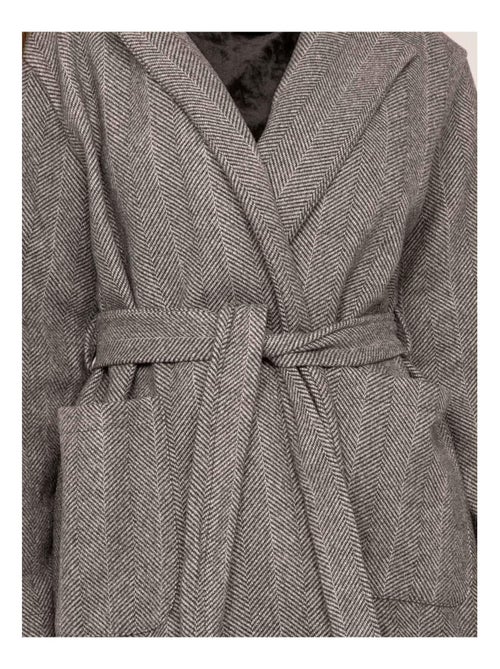 Manteau pardessus ceinturé ULRICK - Kiabi