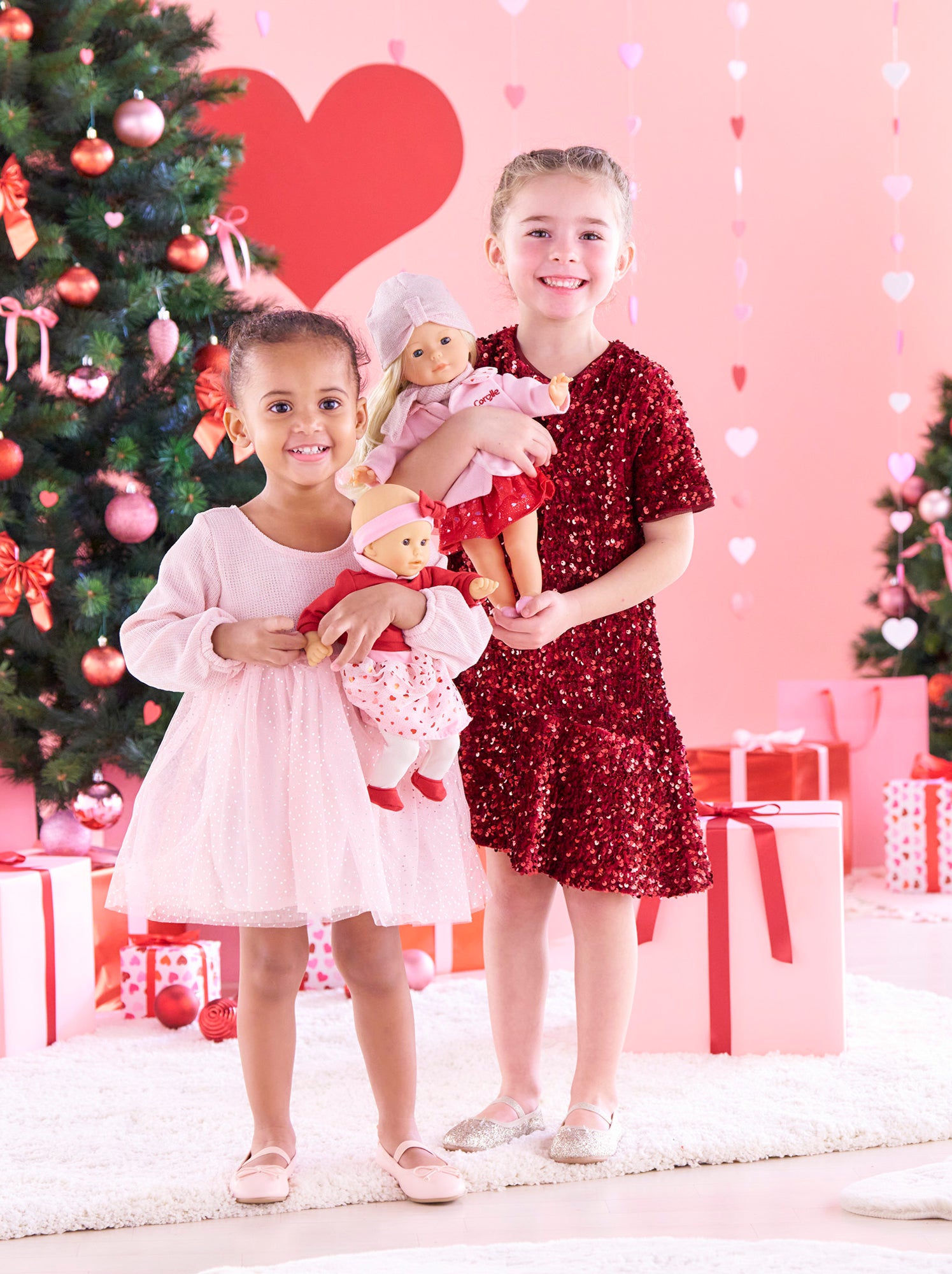 Manteau Pétales De Cœurs Pour Poupée Corolle 36 Cm - Vêtement à Bande Auto-Agrippante, Dès 3 Ans