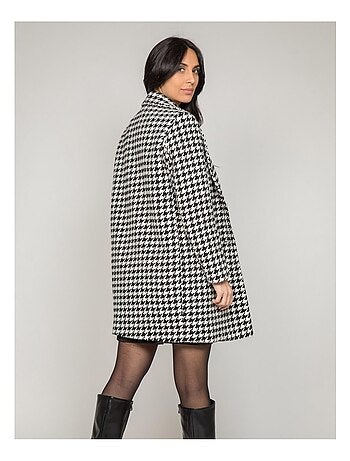 Manteau pied-de-poule URBAN