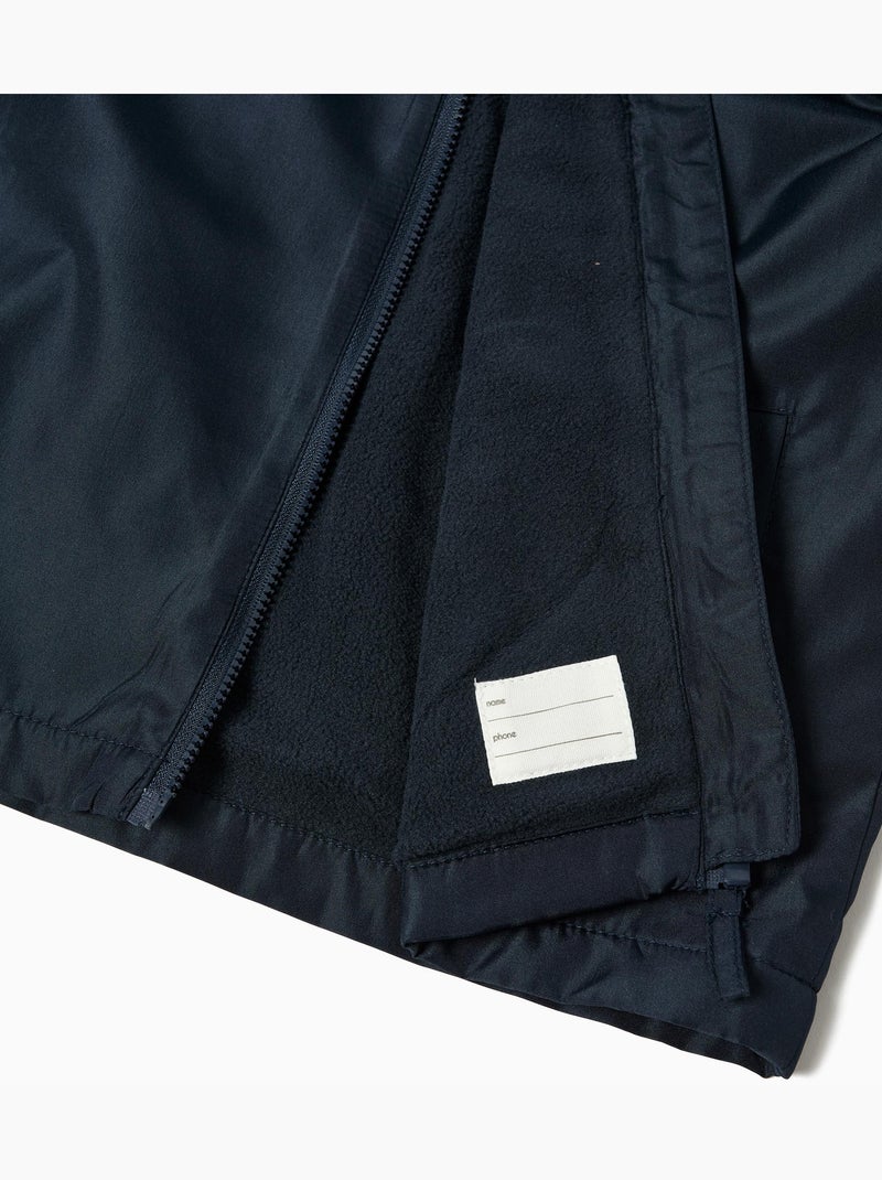 Manteau polaire à l'intérieur, MO Fashion Bleu - Kiabi