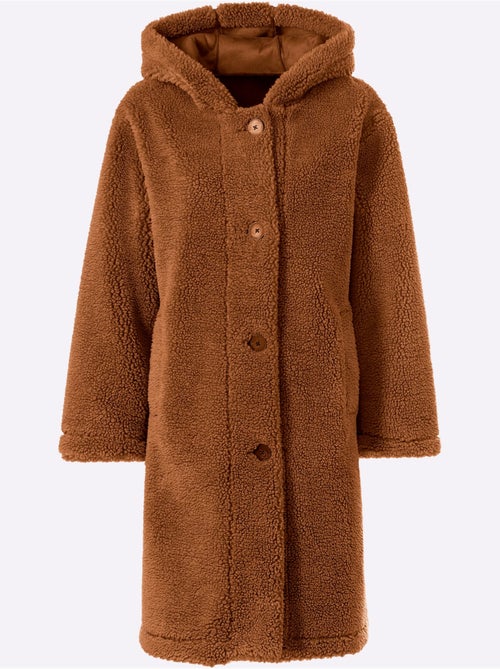 Manteau Polaire Doublure Polaire Douce - Taille Standard - Helline - Kiabi Manteau Polaire Doublure Polaire Douce - Taille Standard - Helline - Kiabi