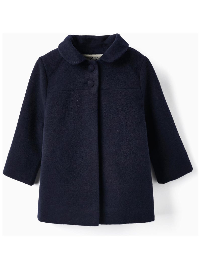 Manteau pour Bébé Fille  NOËL Bleu foncé - Kiabi