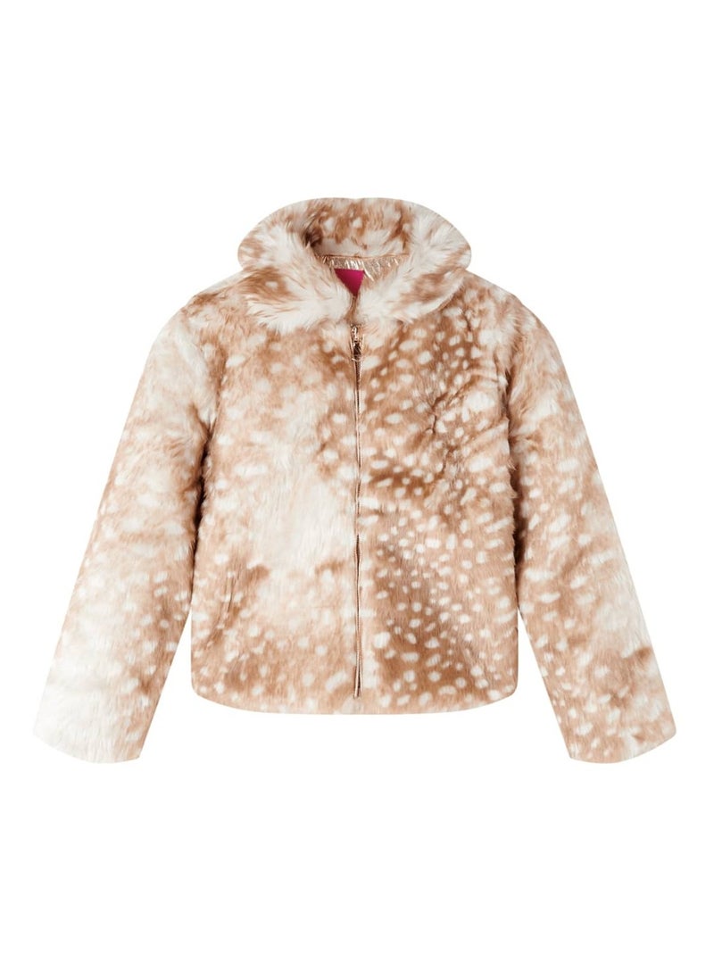 Manteau Pour Enfants Polyester - VidaXL Camel - Kiabi