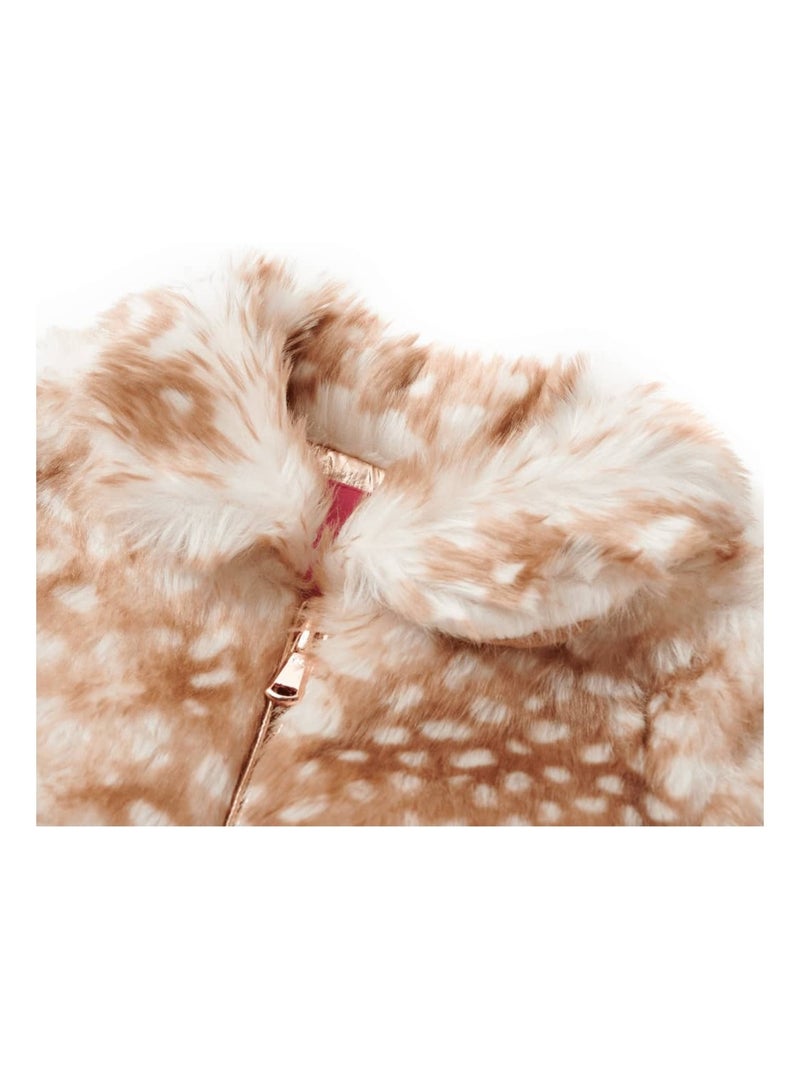 Manteau Pour Enfants Polyester - VidaXL Camel - Kiabi