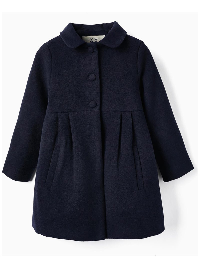 Manteau pour Fille  NOËL Bleu foncé - Kiabi