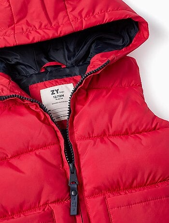Manteau sans manches avec Capuche